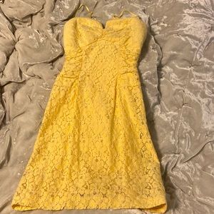 Yellow party dress